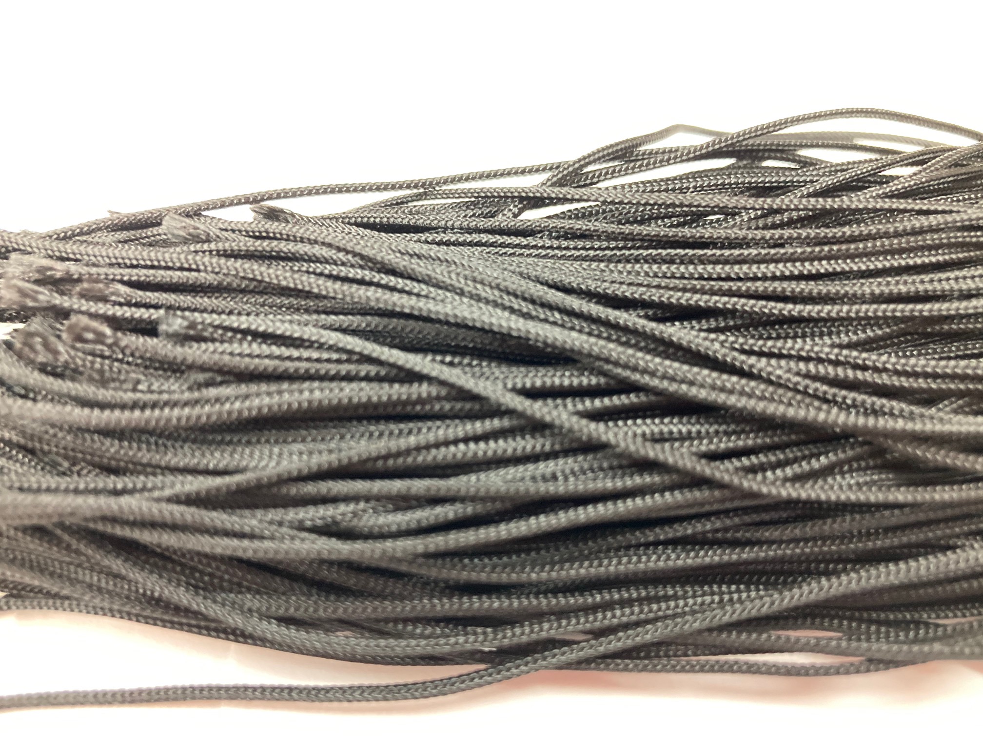 大幅にプライスダウン まつうら工業 ナイロン江戸打ち紐極細ボビン巻 黒 2mm×150m 1巻